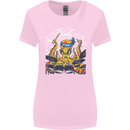 Japanese Octopus Drummer Drumming Drums Womens Wider Cut T-Shirt Light Pink