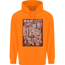 Japanese Sound of City Vibes Japan Childrens Kids Hoodie Orange