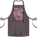 Japanese Sound of City Vibes Japan Cotton Apron 100% Organic Dark Grey