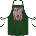 Japanese Sound of City Vibes Japan Cotton Apron 100% Organic Forest Green