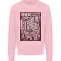 Japanese Sound of City Vibes Japan Kids Sweatshirt Jumper Light Pink