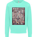 Japanese Sound of City Vibes Japan Kids Sweatshirt Jumper Peppermint