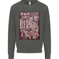 Japanese Sound of City Vibes Japan Kids Sweatshirt Jumper Storm Grey