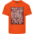 Japanese Sound of City Vibes Japan Kids T-Shirt Childrens Orange