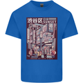 Japanese Sound of City Vibes Japan Kids T-Shirt Childrens Royal Blue