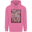 Japanese Sound of City Vibes Japan Mens 80% Cotton Hoodie Azelea
