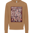 Japanese Sound of City Vibes Japan Mens Sweatshirt Jumper Caramel Latte