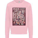 Japanese Sound of City Vibes Japan Mens Sweatshirt Jumper Light Pink