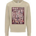 Japanese Sound of City Vibes Japan Mens Sweatshirt Jumper Sand