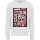Japanese Sound of City Vibes Japan Mens Sweatshirt Jumper White