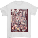 Japanese Sound of City Vibes Japan Mens T-Shirt Cotton Gildan White