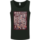 Japanese Sound of City Vibes Japan Mens Vest Tank Top Black