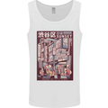 Japanese Sound of City Vibes Japan Mens Vest Tank Top White