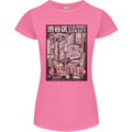 Japanese Sound of City Vibes Japan Womens Petite Cut T-Shirt Azalea