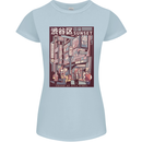 Japanese Sound of City Vibes Japan Womens Petite Cut T-Shirt Light Blue