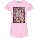 Japanese Sound of City Vibes Japan Womens Petite Cut T-Shirt Light Pink