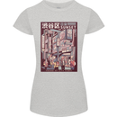 Japanese Sound of City Vibes Japan Womens Petite Cut T-Shirt Sports Grey