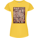 Japanese Sound of City Vibes Japan Womens Petite Cut T-Shirt Yellow