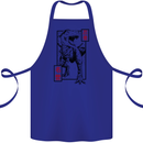 Japanese T-Rex Ninja MMA Mixed Martial Arts Cotton Apron 100% Organic Royal Blue