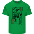 Japanese T-Rex Ninja MMA Mixed Martial Arts Kids T-Shirt Childrens Irish Green