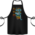 Japanese Tiger Japan Text Dragon Cotton Apron 100% Organic Black