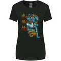 Japanese Tiger Japan Text Dragon Womens Wider Cut T-Shirt Black