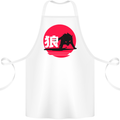 Japanese Wolf Japan Cotton Apron 100% Organic White