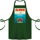 Jaws Funny Parody Clown Halloween Horror Cotton Apron 100% Organic Forest Green