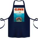 Jaws Funny Parody Clown Halloween Horror Cotton Apron 100% Organic Navy Blue