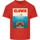 Jaws Funny Parody Clown Halloween Horror Kids T-Shirt Childrens Red