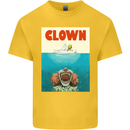 Jaws Funny Parody Clown Halloween Horror Kids T-Shirt Childrens Yellow