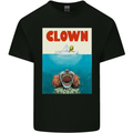Jaws Funny Parody Clown Halloween Horror Mens Cotton T-Shirt Tee Top Black