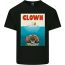 Jaws Funny Parody Clown Halloween Horror Mens Cotton T-Shirt Tee Top Black