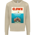 Jaws Funny Parody Clown Halloween Horror Mens Sweatshirt Jumper Sand