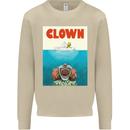 Jaws Funny Parody Clown Halloween Horror Mens Sweatshirt Jumper Sand