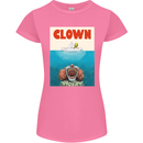 Jaws Funny Parody Clown Halloween Horror Womens Petite Cut T-Shirt Azalea