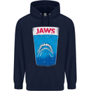 Jaws Funny Parody Dentures Skull Teeth Childrens Kids Hoodie Navy Blue