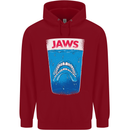Jaws Funny Parody Dentures Skull Teeth Childrens Kids Hoodie Red
