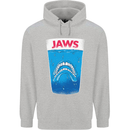 Jaws Funny Parody Dentures Skull Teeth Childrens Kids Hoodie Sports Grey