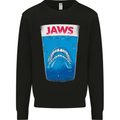Jaws Funny Parody Dentures Skull Teeth Kids Sweatshirt Jumper Black