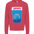 Jaws Funny Parody Dentures Skull Teeth Kids Sweatshirt Jumper Heliconia