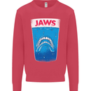 Jaws Funny Parody Dentures Skull Teeth Kids Sweatshirt Jumper Heliconia