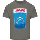 Jaws Funny Parody Dentures Skull Teeth Kids T-Shirt Childrens Charcoal