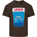 Jaws Funny Parody Dentures Skull Teeth Kids T-Shirt Childrens Chocolate