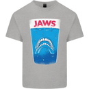 Jaws Funny Parody Dentures Skull Teeth Kids T-Shirt Childrens Sports Grey
