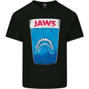Jaws Funny Parody Dentures Skull Teeth Mens Cotton T-Shirt Tee Top Black