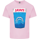Jaws Funny Parody Dentures Skull Teeth Mens Cotton T-Shirt Tee Top Light Pink