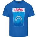 Jaws Funny Parody Dentures Skull Teeth Mens Cotton T-Shirt Tee Top Royal Blue