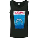 Jaws Funny Parody Dentures Skull Teeth Mens Vest Tank Top Black