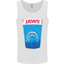 Jaws Funny Parody Dentures Skull Teeth Mens Vest Tank Top White